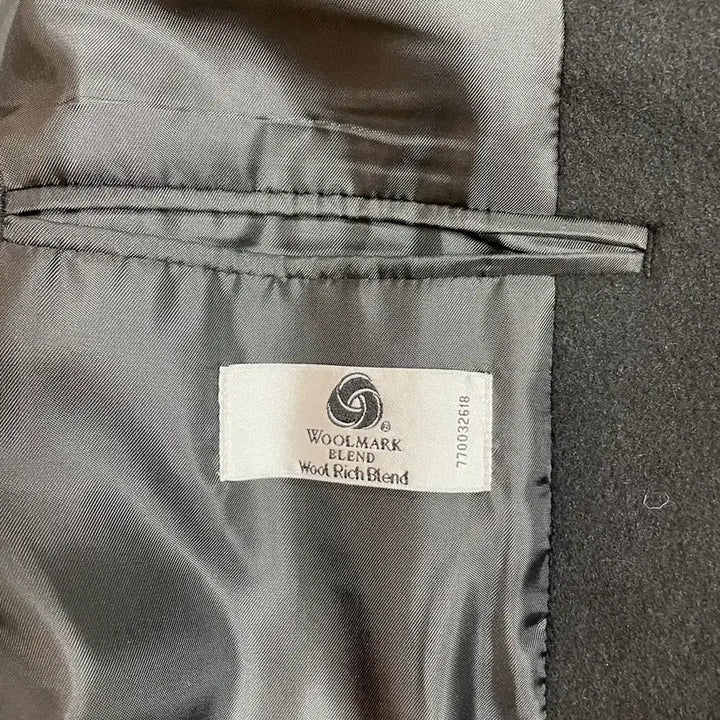 [BUNJANG] Dunst Double Breasted Coat - Black XL / (급처)던스트 코트 블랙 더블브레스티드 XL