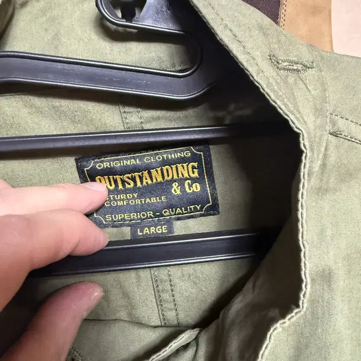 [BUNJANG] L Outstanding Mods Parka Short Jacket / L 아웃스탠딩 모즈파카 숏