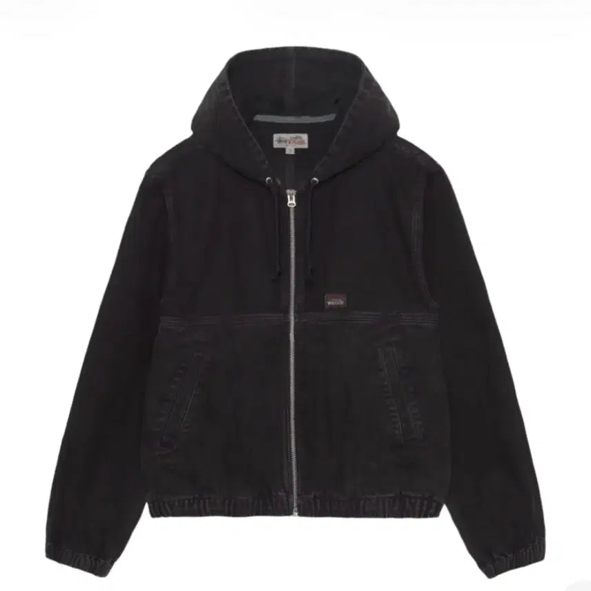 [BUNJANG] Stussy Unlined Canvas Work Jacket Black M / 스투시 언라인드 캔버스 워크 자켓 블랙 M사이즈 판매합니다 !