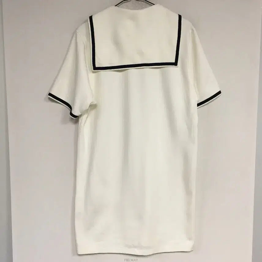 [BUNJANG] Tomboy Sailor Collar Short Sleeve Dress / 톰보이 세일러카라 반팔 원피스 F
