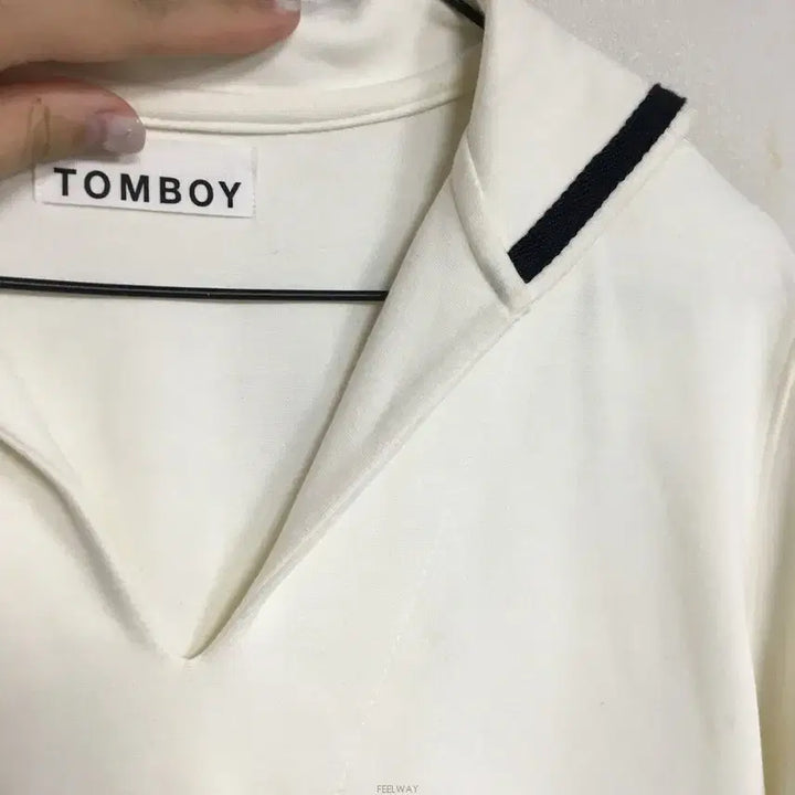 [BUNJANG] Tomboy Sailor Collar Short Sleeve Dress / 톰보이 세일러카라 반팔 원피스 F