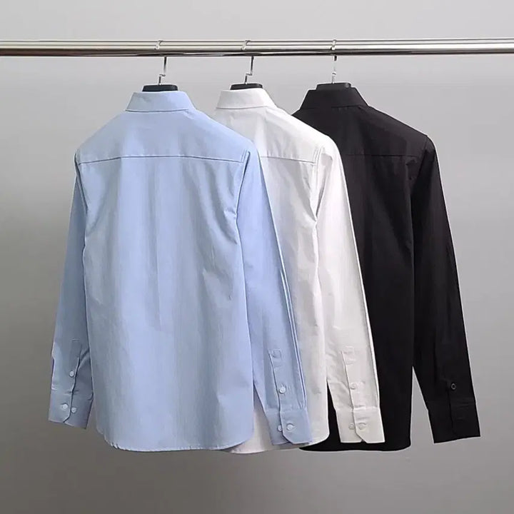 [BUNJANG] Comme des Garcons White Emblem Oxford Shirt / 꼼데가르송 화이트와펜 옥스포드 셔츠