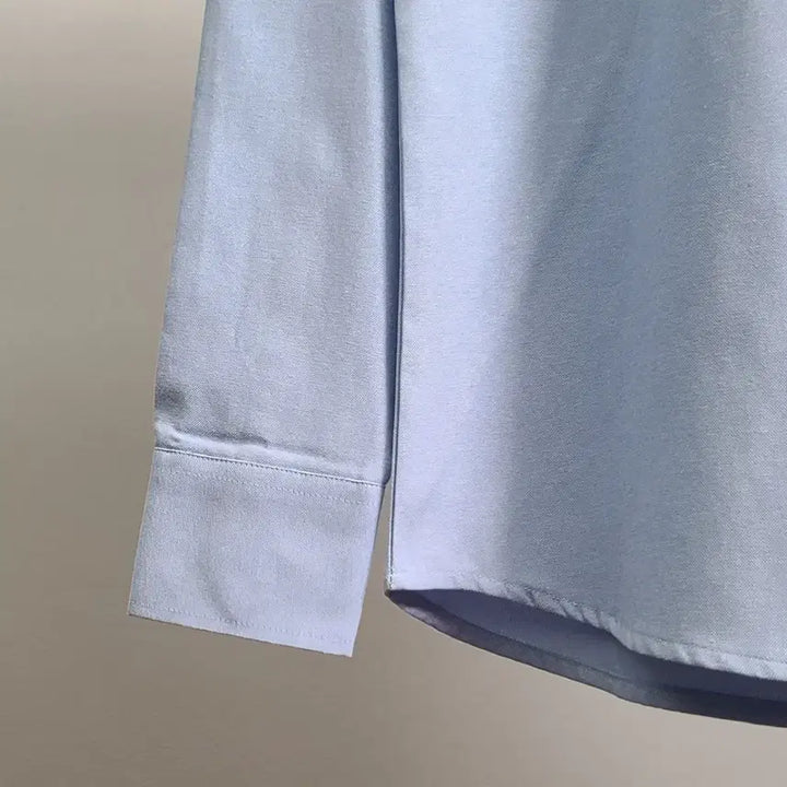 [BUNJANG] Comme des Garcons White Emblem Oxford Shirt / 꼼데가르송 화이트와펜 옥스포드 셔츠