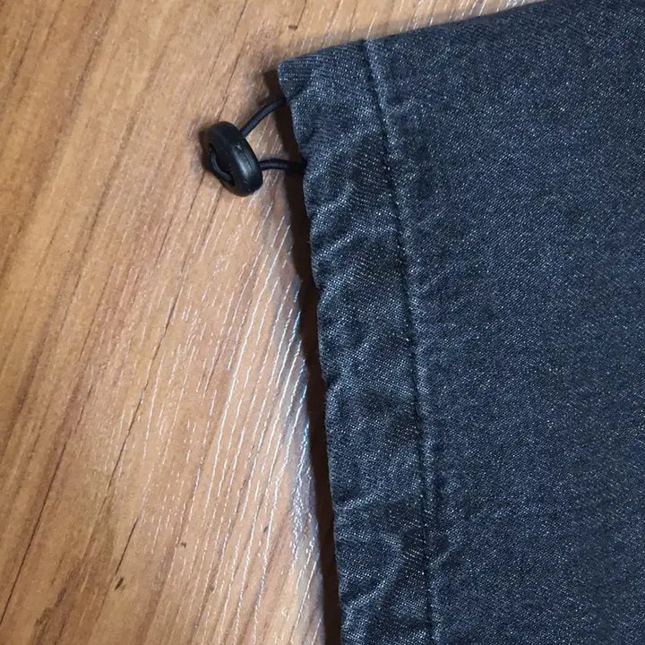 [BUNJANG] Your-Ness Boombap String Balloon Denim (Black) / 유어너스 붐뱁 스트링 벌룬 데님 (black)