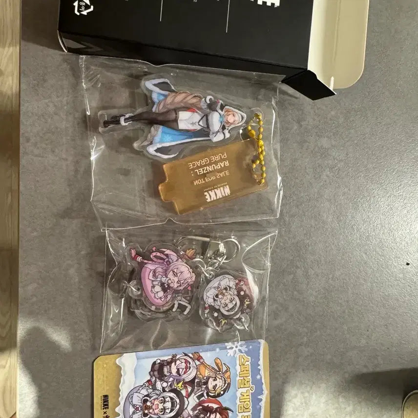 [BUNJANG] NIKKE Duzzim Stand Keyring Set / 니케 두찜 스탠드키링 세트