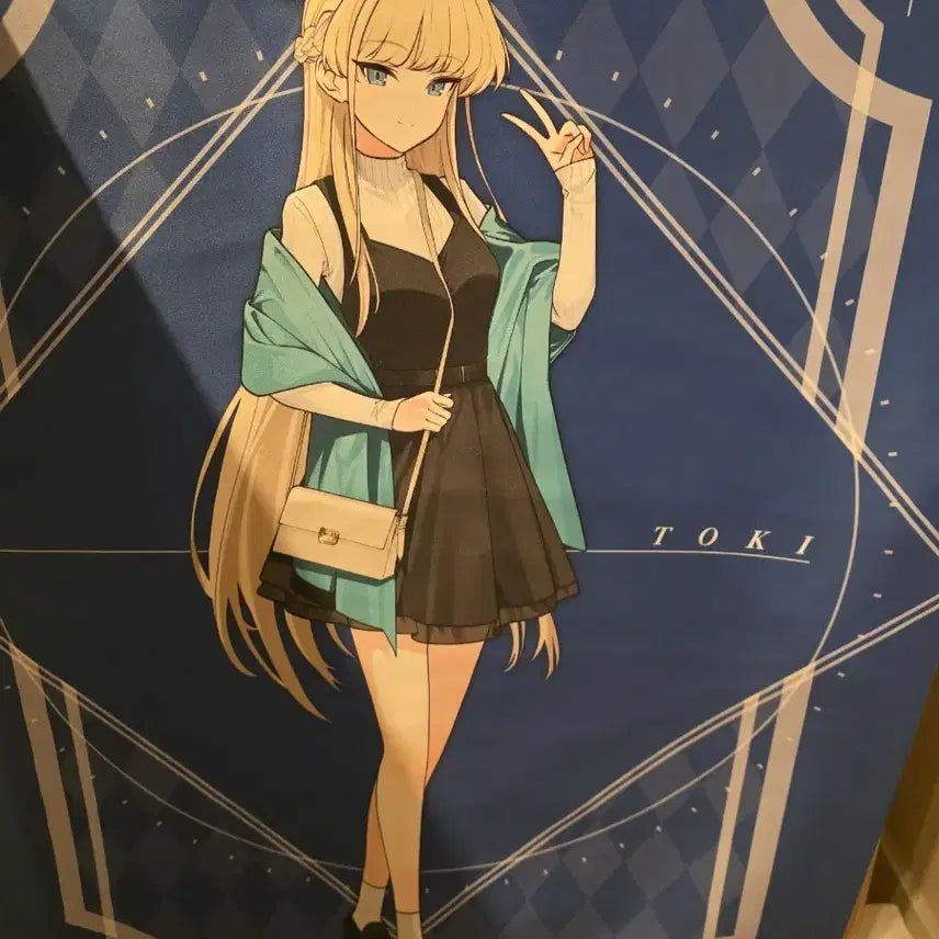 [BUNJANG] Blue Archive Toki Autumn Cafe Collaboration Tapestry / 블루아카이브 토키 가을 카페 콜라보 태피스트리 팝니다.