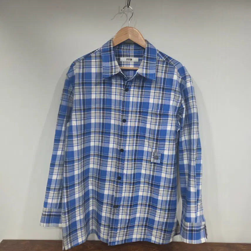 [BUNJANG] System Homme Checkered Shirt / 시스템옴므 100사이즈 체크셔츠
