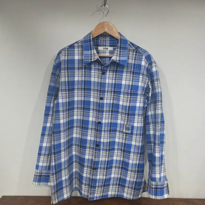 [BUNJANG] System Homme Checkered Shirt / 시스템옴므 100사이즈 체크셔츠