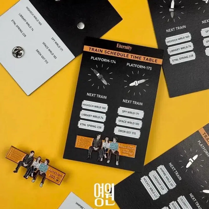 [BUNJANG] Eternals Premiere Badge + A3 Special Poster Bundle / 영화 영원 프리미어 뱃지 + A3 스페셜 포스터 미개봉 새상품 일괄