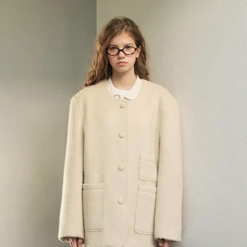 [BUNJANG] Maron Edition Jacket Half Coat / 마론에디션 자켓 하프코트