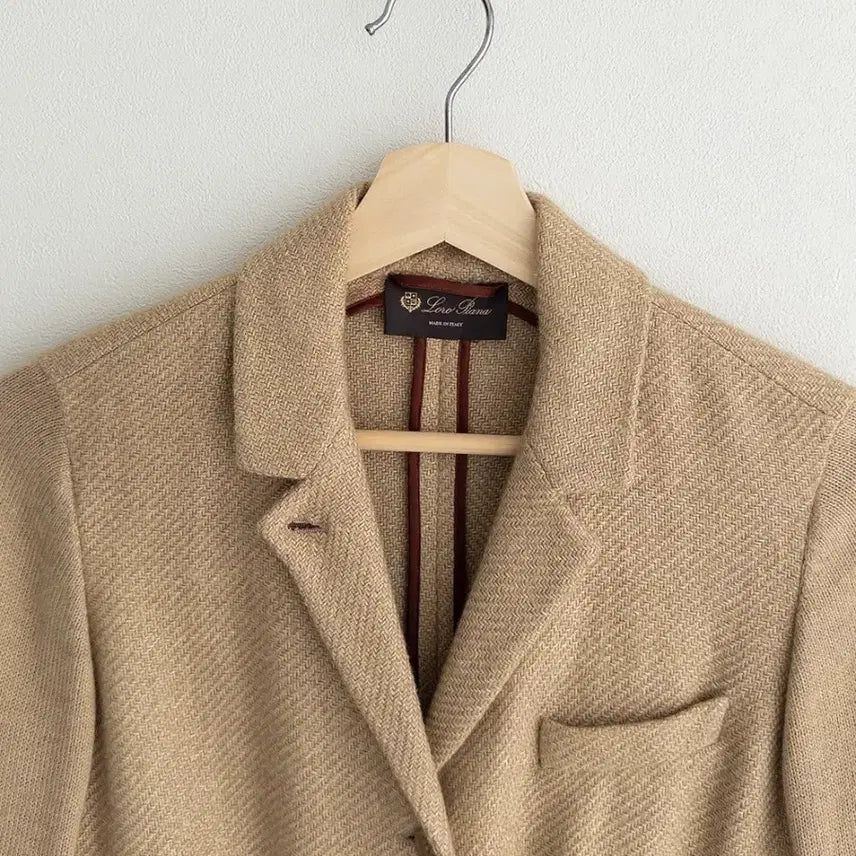 [BUNJANG] Loro Piana Cashmere Jacket - Beige - Size 38 / 로로피아나 캐시미어 자켓