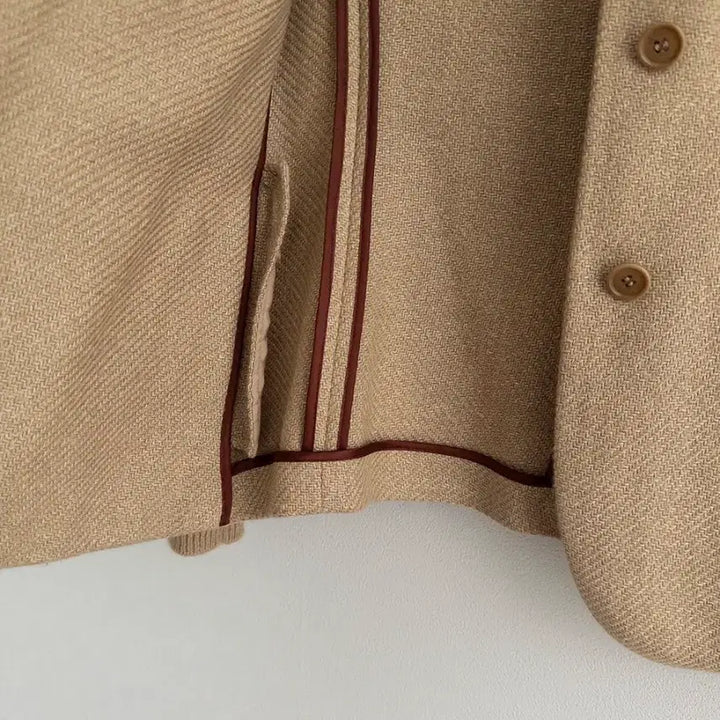 [BUNJANG] Loro Piana Cashmere Jacket - Beige - Size 38 / 로로피아나 캐시미어 자켓