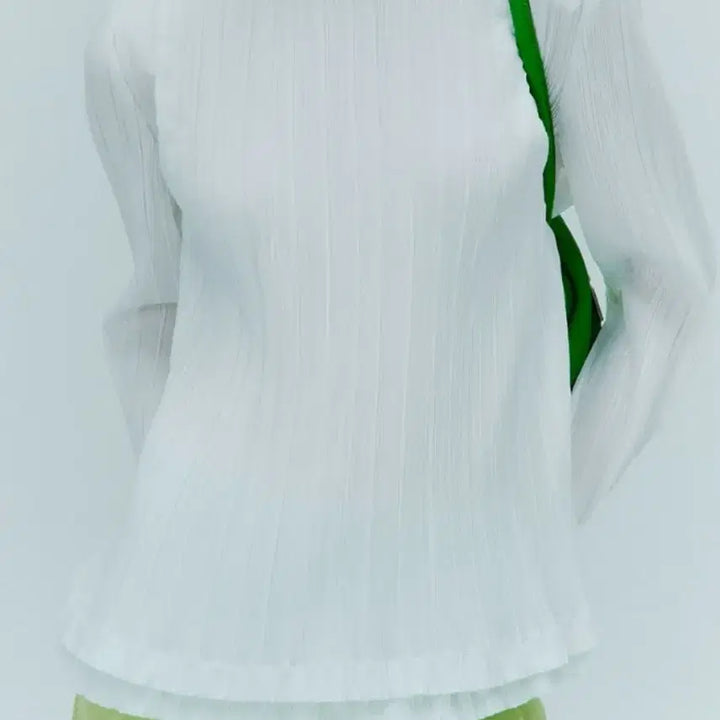 [BUNJANG] ORR White Pleats Blouse (S) / 18만원짜리 ORR orr 오르 화이트 플리츠 블라우스(-3kg효과)