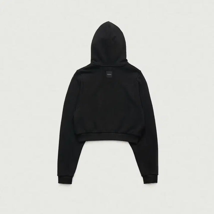 [BUNJANG] TheBarnett Square Label Cotton Hooded Zip-up Black / (새상품) 더바넷 스퀘어 라벨 코튼 후드집업 블랙
