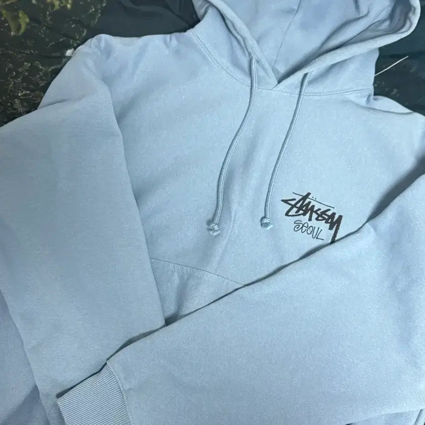 [BUNJANG] Stussy Seoul Exclusive Hoodie Slate / [L] 스투시 스탁 서울 익스클루시브 후드 슬레이트 slate