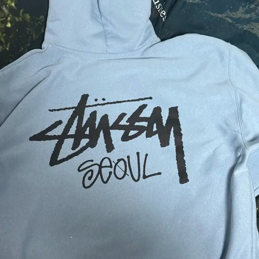 [BUNJANG] Stussy Seoul Exclusive Hoodie Slate / [L] 스투시 스탁 서울 익스클루시브 후드 슬레이트 slate