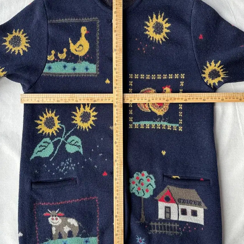 [BUNJANG] Geiger Alps Tyrolean Wool Cardigan / 오스트리아 가이거 알프스 티롤리안 울 가디건 44