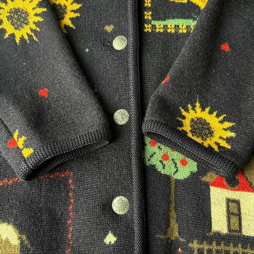 [BUNJANG] Geiger Alps Tyrolean Wool Cardigan / 오스트리아 가이거 알프스 티롤리안 울 가디건 44