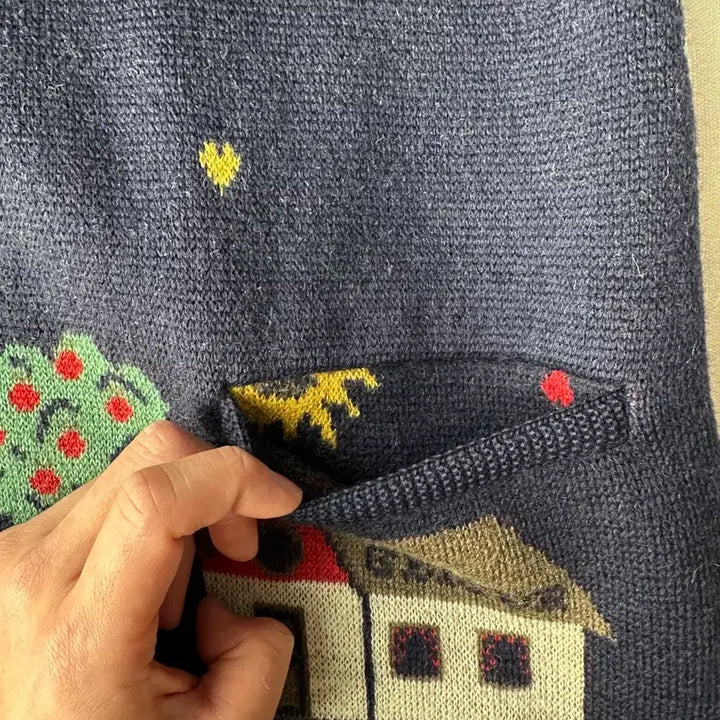 [BUNJANG] Geiger Alps Tyrolean Wool Cardigan / 오스트리아 가이거 알프스 티롤리안 울 가디건 44