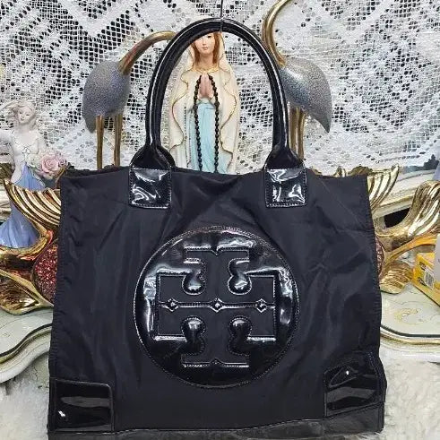 [BUNJANG] Tory Burch Fabric Shoulder Bag / 토리버치 블랙 패브릭 숄더백