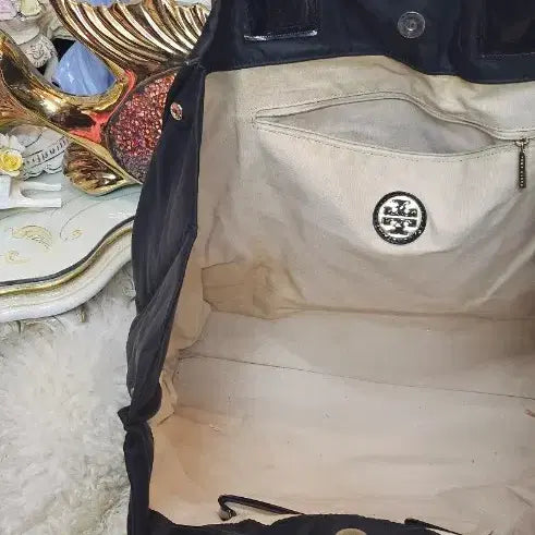 [BUNJANG] Tory Burch Fabric Shoulder Bag / 토리버치 블랙 패브릭 숄더백