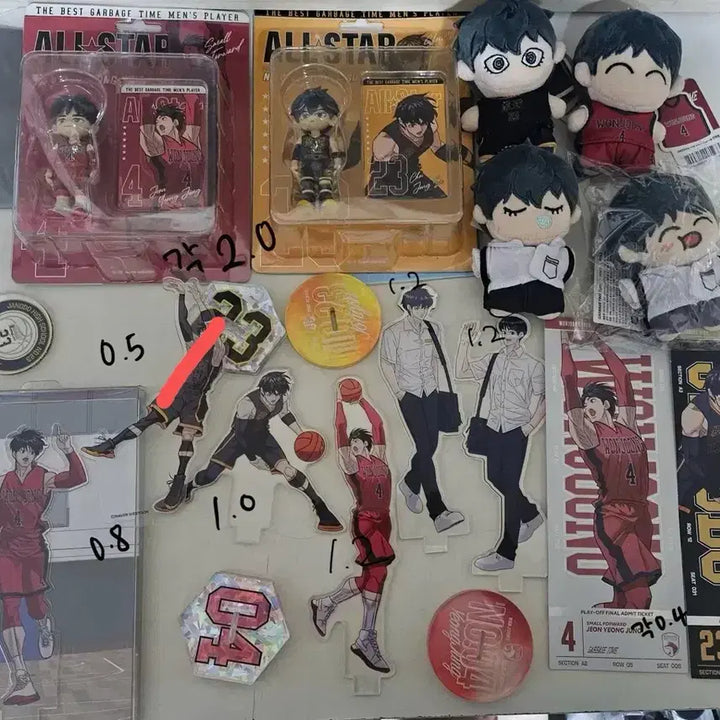 [BUNJANG] Garbage Time Jeon Young-joong Acrylic Figure / 가비지타임 갑타 최종수 전영중 아크릴 인형 피규어