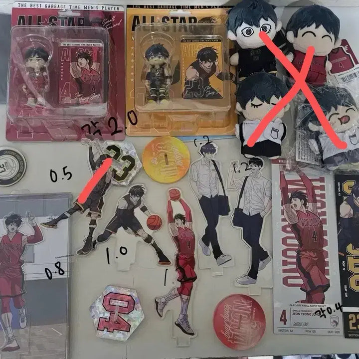 [BUNJANG] Garbage Time Jeon Young-joong Acrylic Figure / 가비지타임 갑타 최종수 전영중 아크릴 인형 피규어