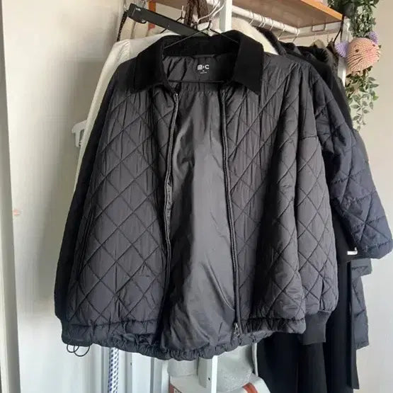 [BUNJANG] Uniqlo C Quilted Jacket Black XL / 유니클로 C 퀼팅 자켓 블랙 색상 XL