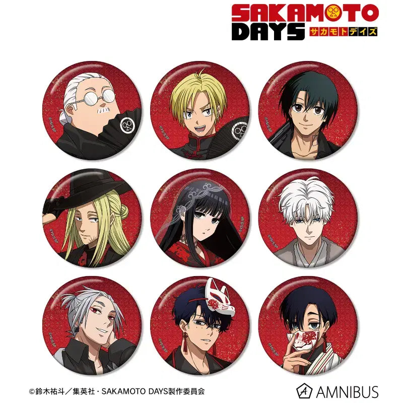 [BUNJANG] Sakamoto Days Pop-Up Store Shiny Can Badge / [랜덤] 사카모토 데이즈 팝업 스토어 화양절충 반짝이 캔뱃지 - 단품