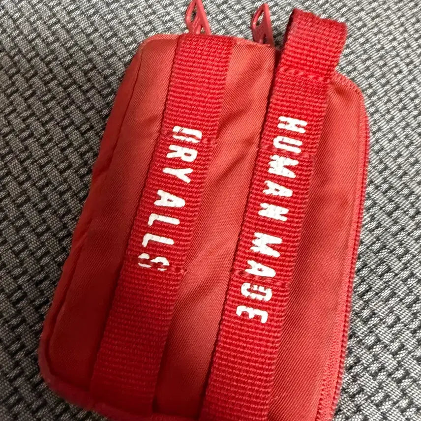 [BUNJANG] Human Made Military Card Case Red / 휴먼 메이드 밀리터리 카드 케이스 레드