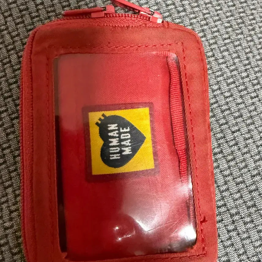 [BUNJANG] Human Made Military Card Case Red / 휴먼 메이드 밀리터리 카드 케이스 레드