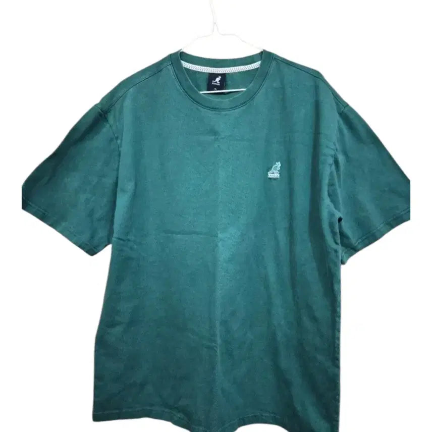 [BUNJANG] KANGOL Green Oversized T-Shirt XL / [KANGOL 캉골 그린 반팔티 / 백프린트 / XL / 오버핏]