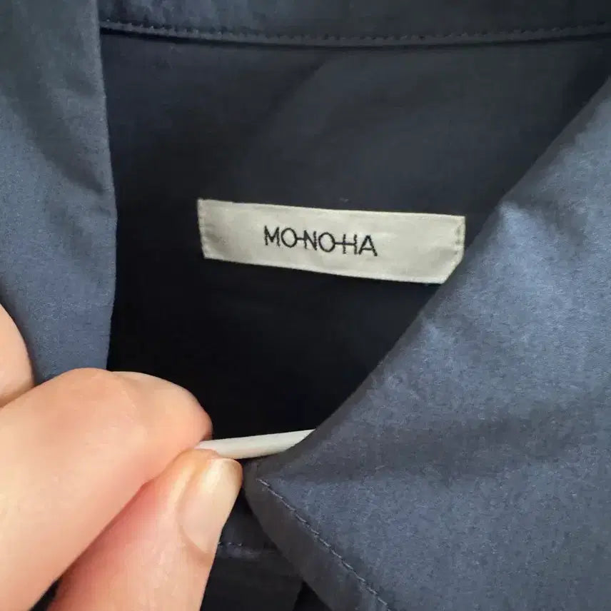 [BUNJANG] Monoha Navy Shirt / 모노하 셔츠