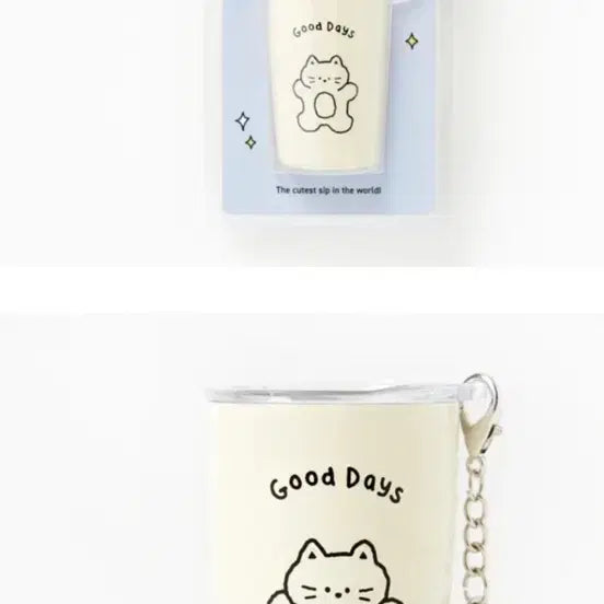 [BUNJANG] Mini Cat Tumbler Keychain / 울트라 미니 텀블러 고양이 키링