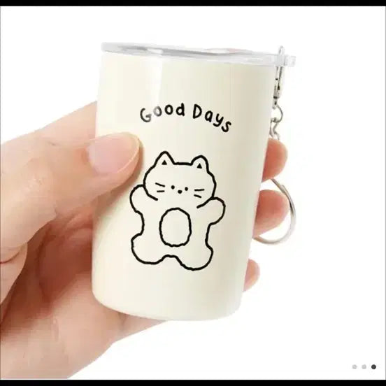 [BUNJANG] Mini Cat Tumbler Keychain / 울트라 미니 텀블러 고양이 키링