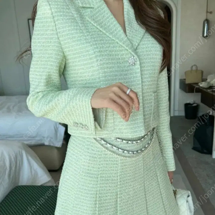[SOLD OUT] 로아르 봄의요정 트위드 치마(m)