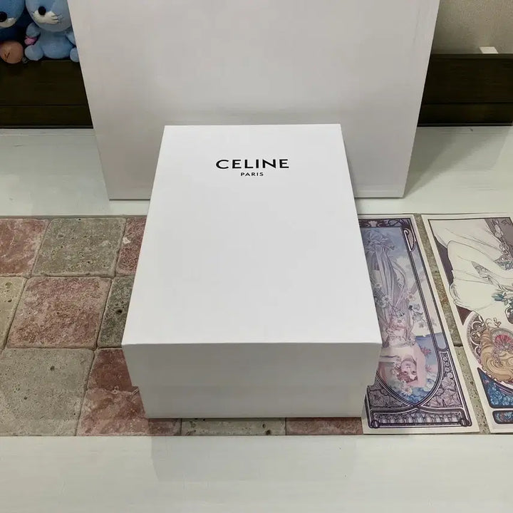 [BUNJANG] Celine Bag Box Set with Dust Bag, Ribbon, and Shopping Bag / 셀린느 가방박스 + 속지 + 리본 + 쇼핑백