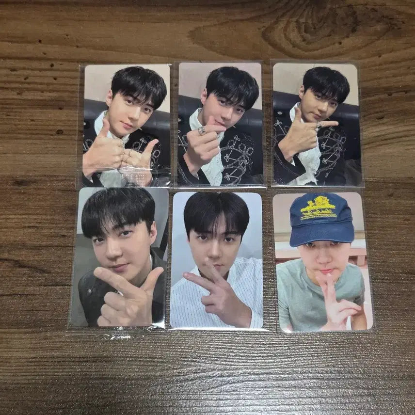 [BUNJANG] EXO Sehun Reverse Tribute Gift POB Photocard / (일괄) 엑소 리버스 세훈 미공포 럭드 특전 포카