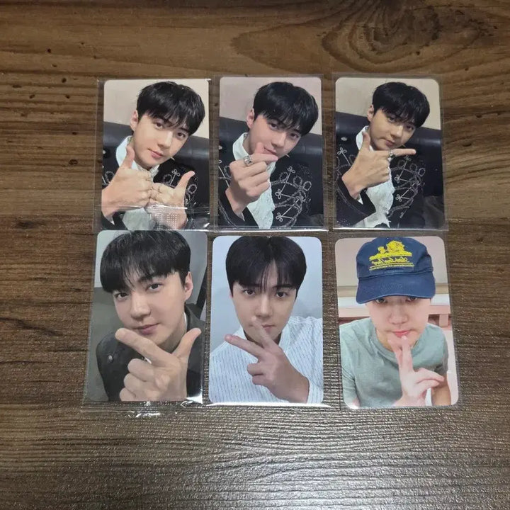 [BUNJANG] EXO Sehun Reverse Tribute Gift POB Photocard / (일괄) 엑소 리버스 세훈 미공포 럭드 특전 포카