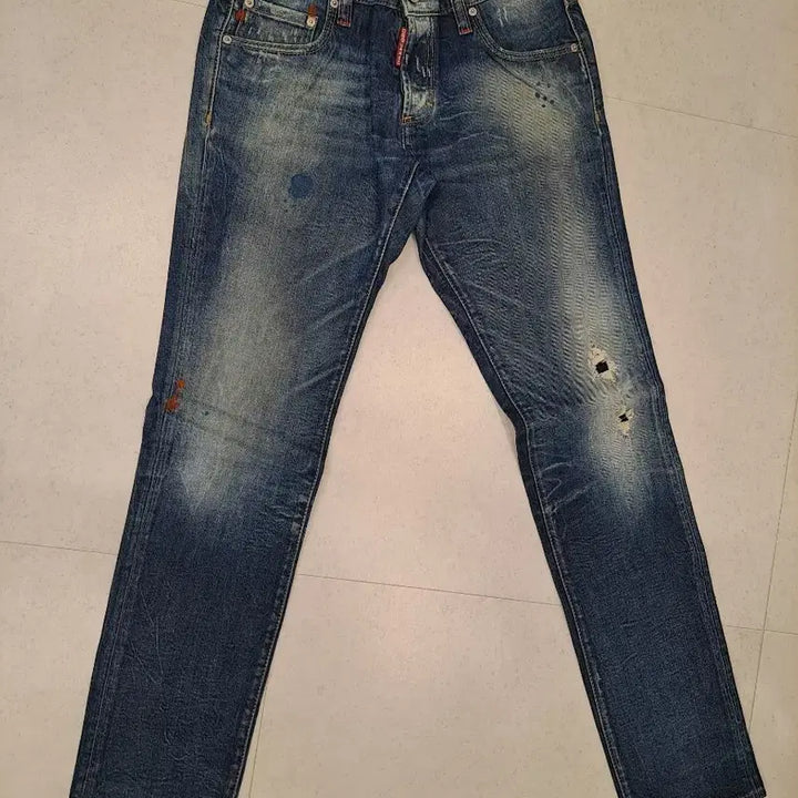 [BUNJANG] DSQUARED2 Washed Denim Jeans / 디스퀘어드2 워싱 데님 청바지 46