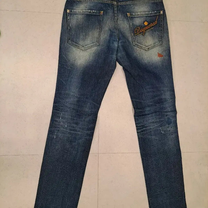 [BUNJANG] DSQUARED2 Washed Denim Jeans / 디스퀘어드2 워싱 데님 청바지 46