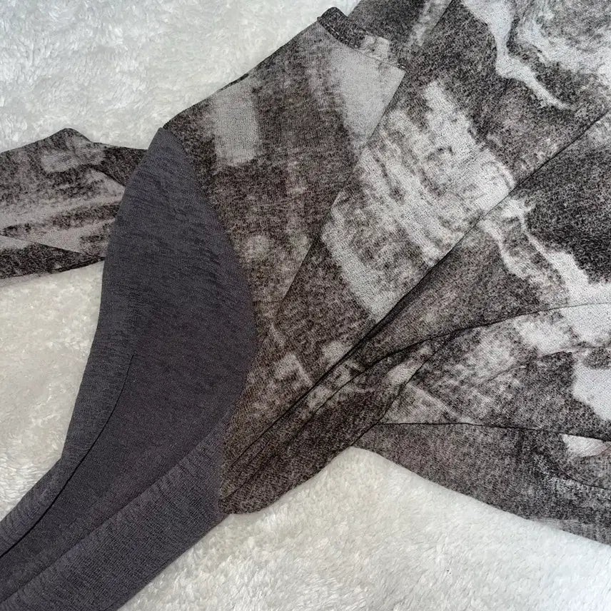 [BUNJANG] WAVE Printed Crop Top / 웨이브 WAVE 프린팅 크롭 탑