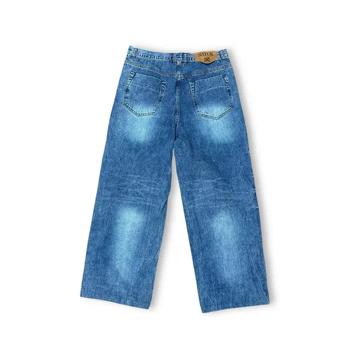 [BUNJANG] SATURD Denim Wide Pants / 세터 데님 와이드 팬츠 청바지