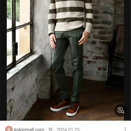 [BUNJANG] ARMEO.D Garment Dyed Chino Pants / 아르메오디 ARMEO.D 턴업 가먼트다잉치노팬츠 MADE IN ITALY