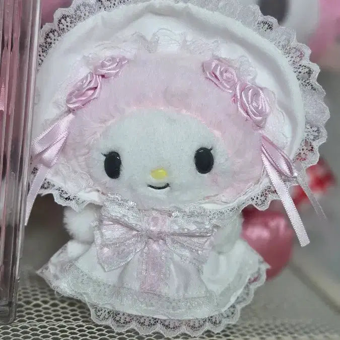 [SOLD OUT] 산리오 화이트 프릴 시리즈 마이멜로디 마스코트