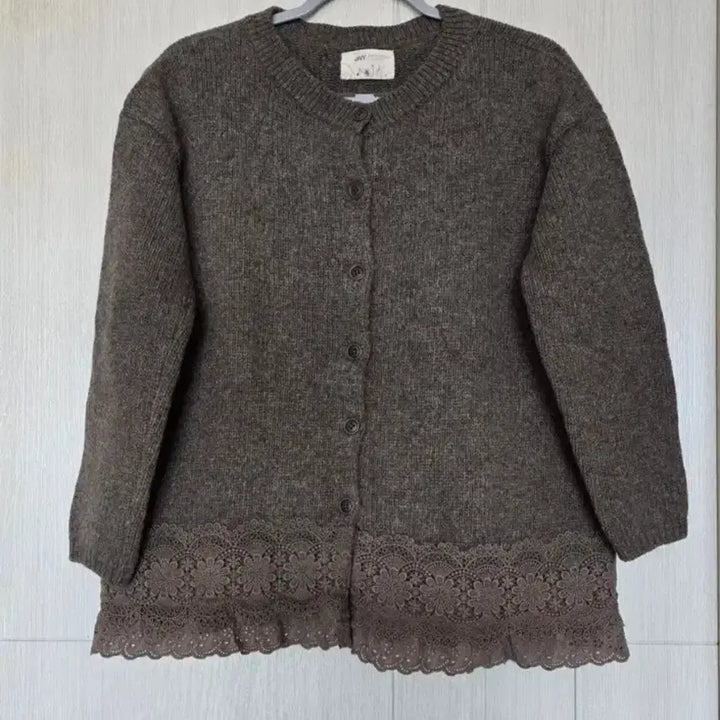 [BUNJANG] 2StoryJiny Natural Garden Wool Blend Cardigan / 프리~77/ 내추럴가든 투스토리지니 울 혼방 가디건