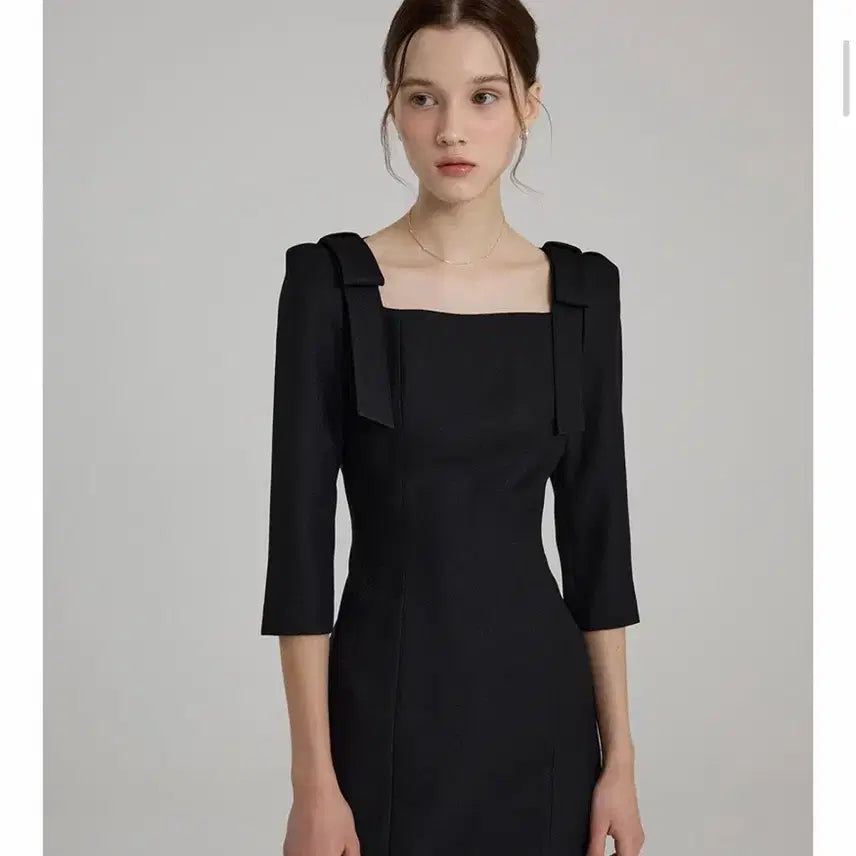 [BUNJANG] Flohm Cupcake 7-part Black Dress S Size / 플로움 컵케이크 7부 블랙원피스 s 사이즈 새상품