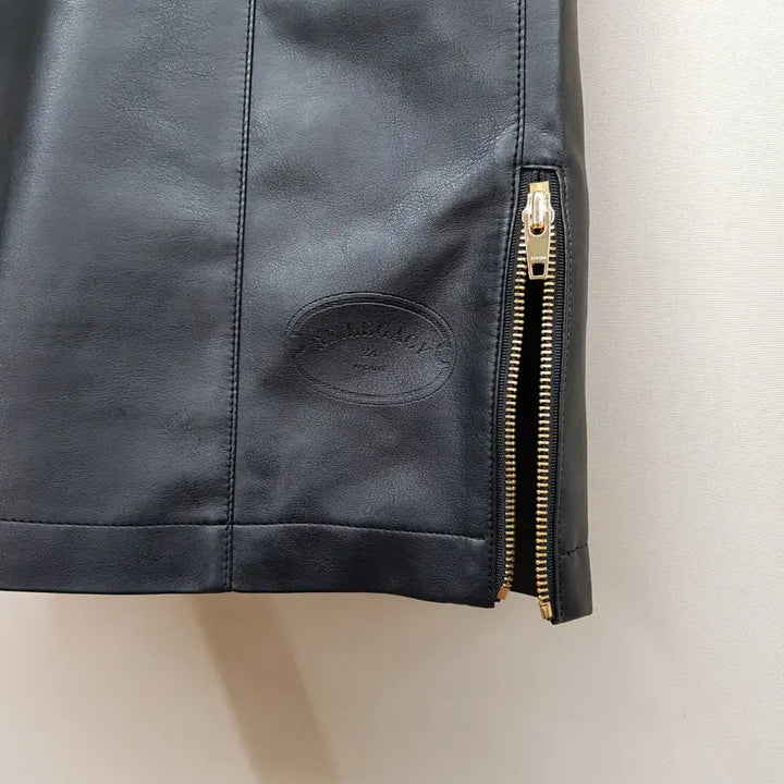 [BUNJANG] System Eco Leather Bending Skirt / 한섬 시스템 2023 에코 레더 밴딩 스커트 61-90사이즈