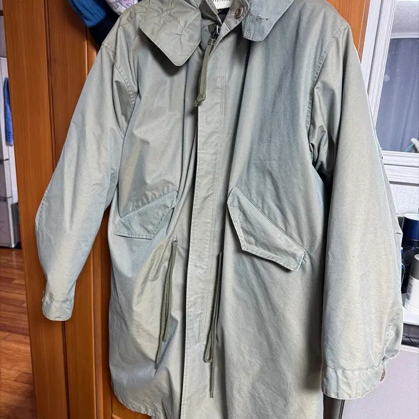 [BUNJANG] Begin202 Khaki Parka Coat / Begin202 브랜드의 개파카 스타일 코트