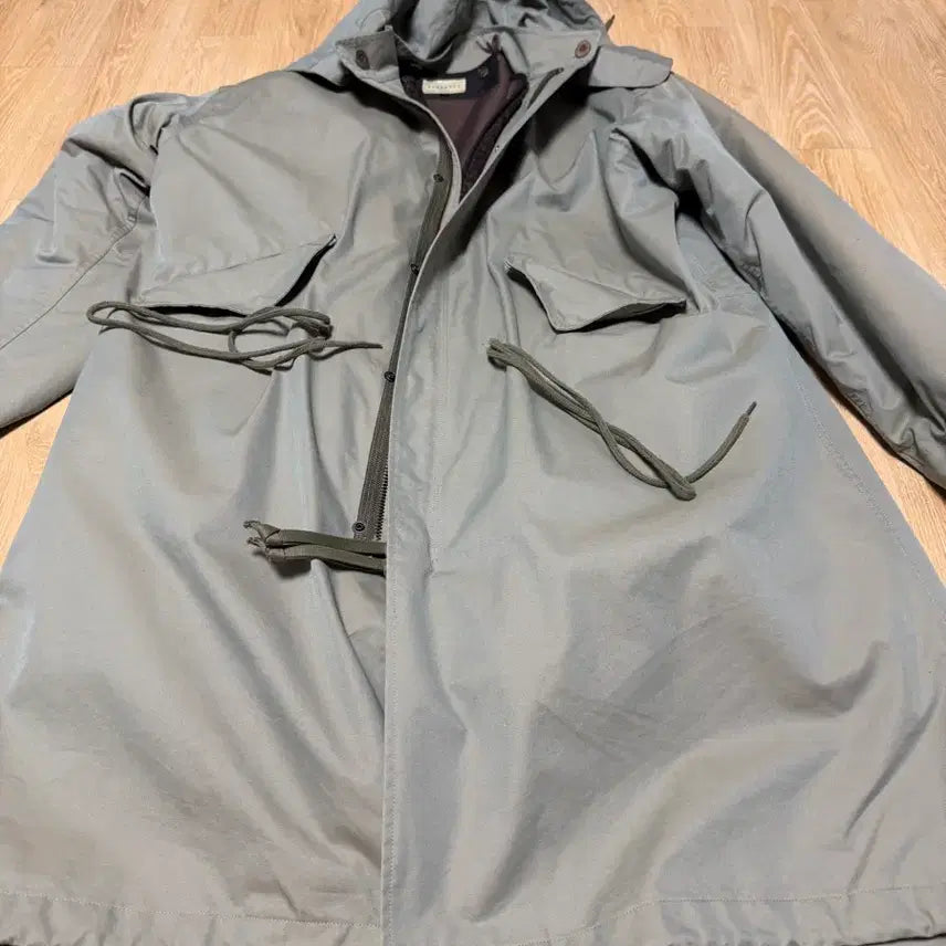 [BUNJANG] Begin202 Khaki Parka Coat / Begin202 브랜드의 개파카 스타일 코트